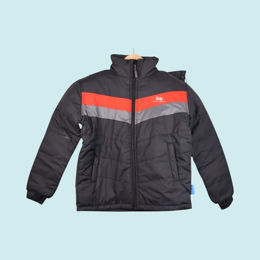 Greys&blues Glide Jacket- Black & Red with Grey